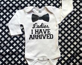 Baby boy bodysuit, trendy baby boy clothes, fall baby clothes, funny infant bodysuit, baby shower gift, new baby, new mom gift, cool baby