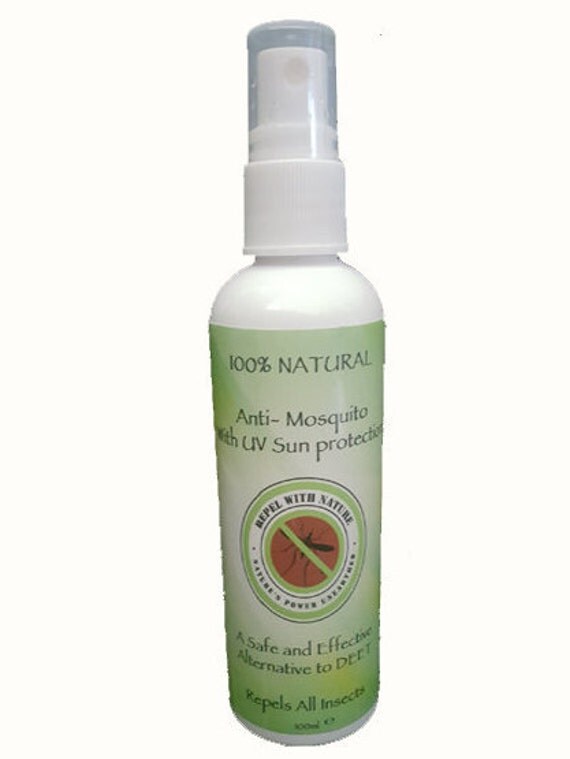 Items similar to 100 Natural Mosquito Repellent Insect Repellent with Natural UV Sun