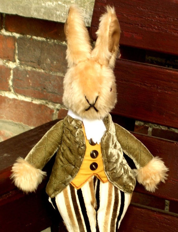 Dressed Rabbit Toy Uncle Brendan Bunny Brown Plush Rabbit