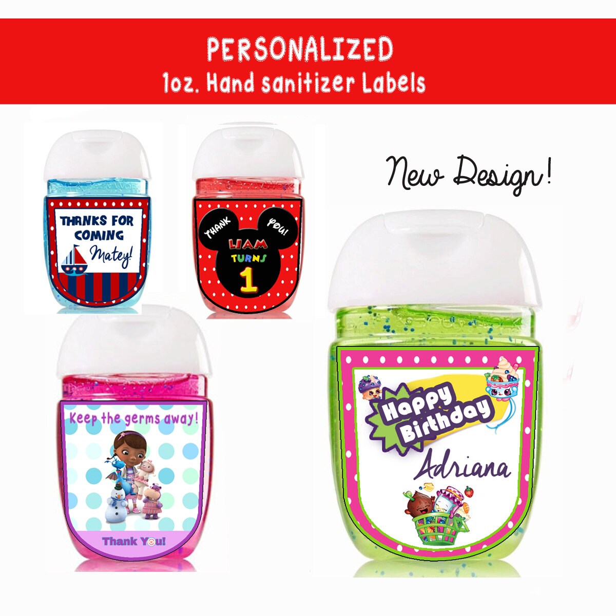 digital personalized 1 oz new hand sanitizer labels baby