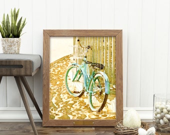 beach cruiser wall art