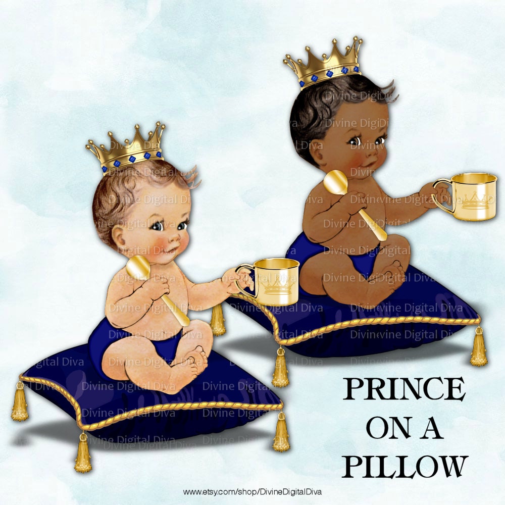 Download Little Prince on a Pillow Baby Boy Royal by DivineDigitalDiva