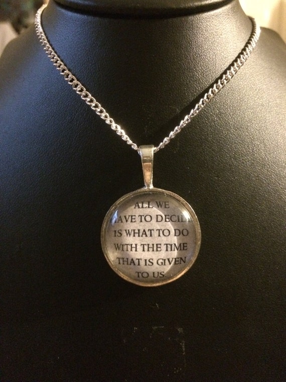 Lord of the Rings Necklace by CharleeRamboCrafts on Etsy
