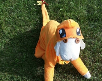 Large costume for dogs, costumes, pet costume, Halloween outfit, Charmander costume, Halloween, costumes , S,XXL