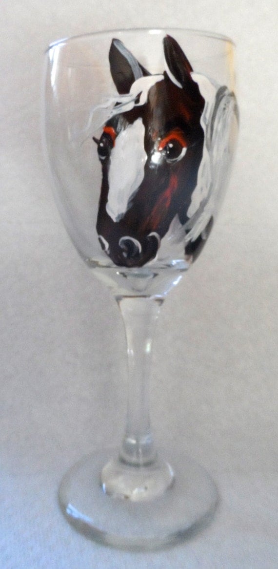 Horse wine glass horse horse wine glasses custom wine