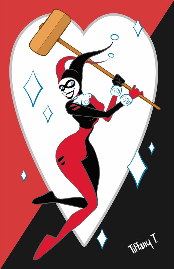 Harley Quinn Print by EnjoyThisStuff on Etsy