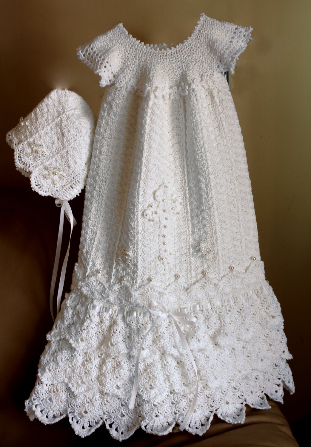 Crochet Christening Gown Pattern Crochet Baptism Gown Pattern Blessing