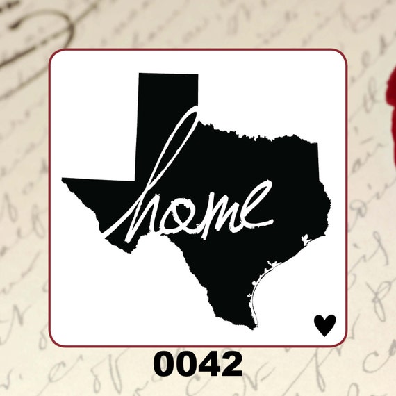State Stencil Texas Home and Heart Reusable Stencil