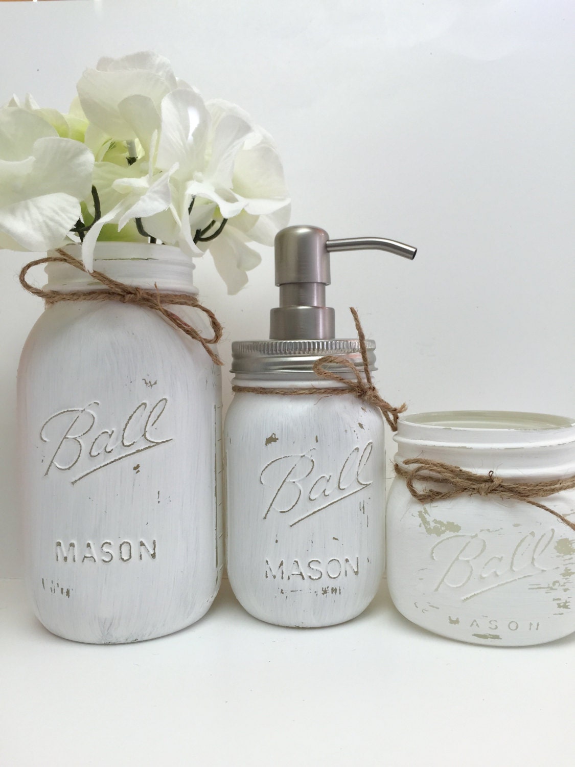 Mason Jar Kitchen Set Farmhouse Decor Rustic Kitchen Set