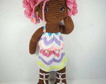 Handmade African American Crochet Dolls by TammyBCreations on Etsy