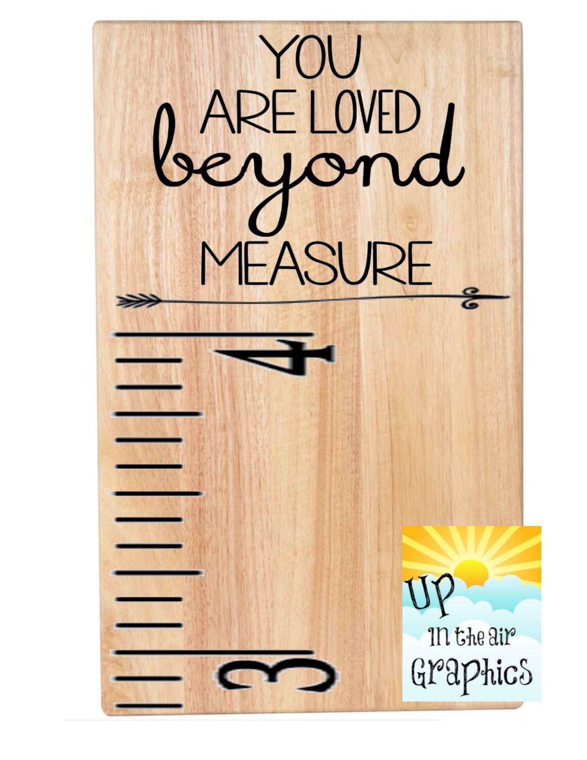 You Are Loved Beyond Measure Style 2 Add On for Ruler Growth