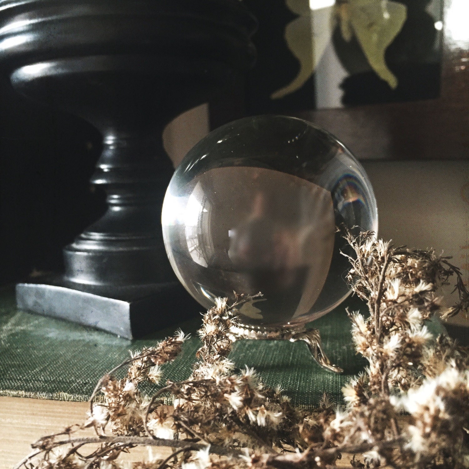 The Oracle Crystal Ball Crystal Sphere Clear Crystal