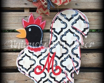 Rooster Door Hanger