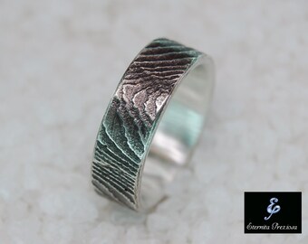 Mens Engagement Ring, Mens Wedding Band, Anniversary Ring for him, Unique Engagement Ring , Men's Wedding Ring, Silver wedding Band