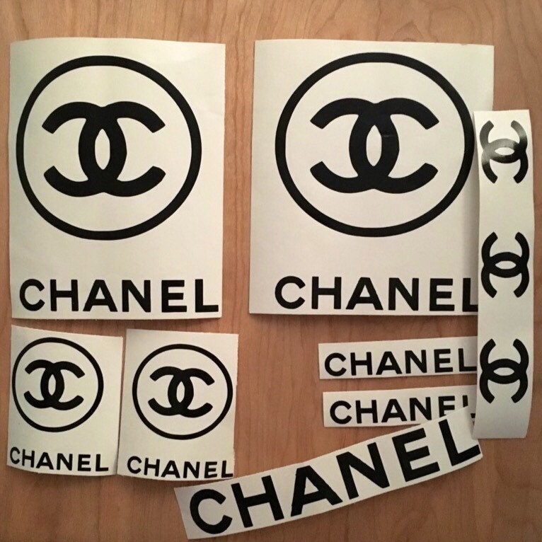 10 pcs Chanel Decal Set by on Etsy