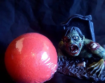 Halloween Bath Bomb. BLOOD BOMB. Jumbo Bath Bomb.