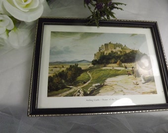 Outlander, Stirling Castle - Home of the Regiment, Framed print, Vintage