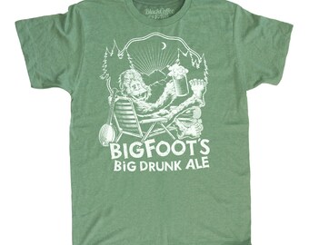 Saint Patrick's Day Bigfoot Beer Shirt - Yeti Sasquatch shirt