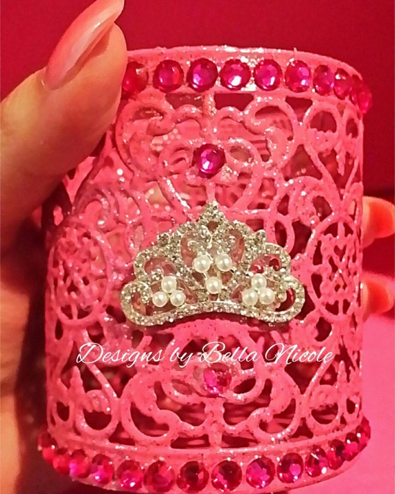 Pink Makeup Brush Holders Set of 2 Makeup by DesignsbyBellaNicole