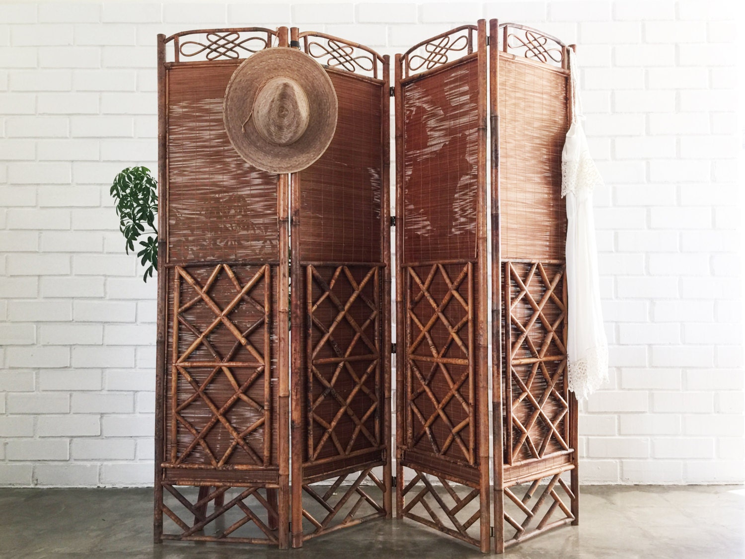 vintage wicker screen rattan room divider vintage wicker screen rattan room divider