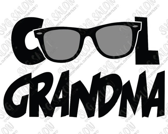 Download Cool Grandma Custom DIY Iron On Vinyl Shirt Decal by SVGSalon