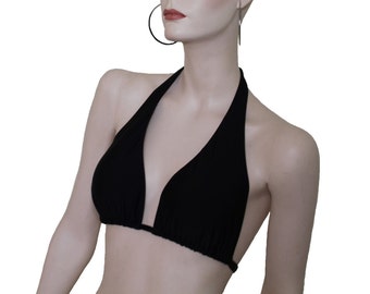 Bikini top 'Basic', swimsuit, mix and match, halter bathing suit top, swimming suit.
