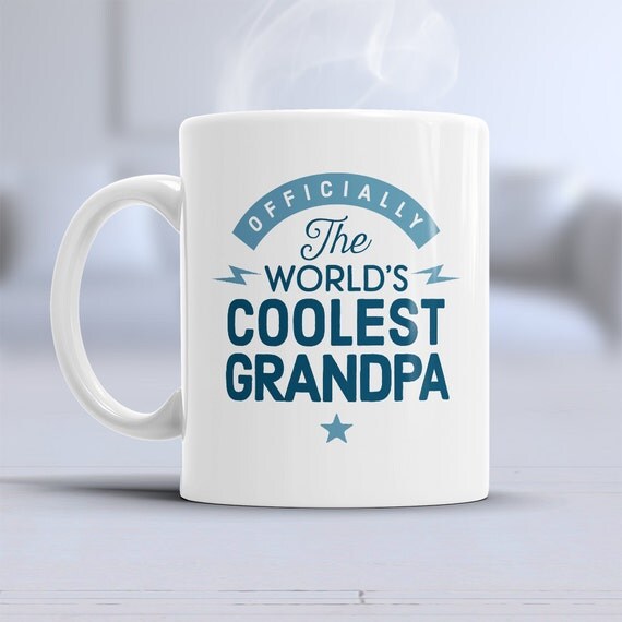 the worlds coolest grandpa mug