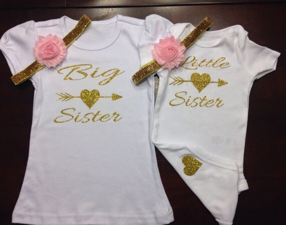 Big sister little sister set big sister by ASweetBabyBoutique