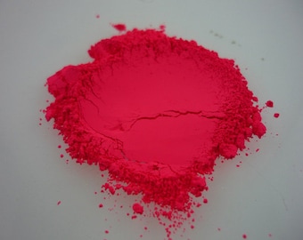 NEON BRIGHT PINK Fluorescent Pigment for Indie Nail Polish, Supplies Arts, Crafts, Soap Supplies, Candle