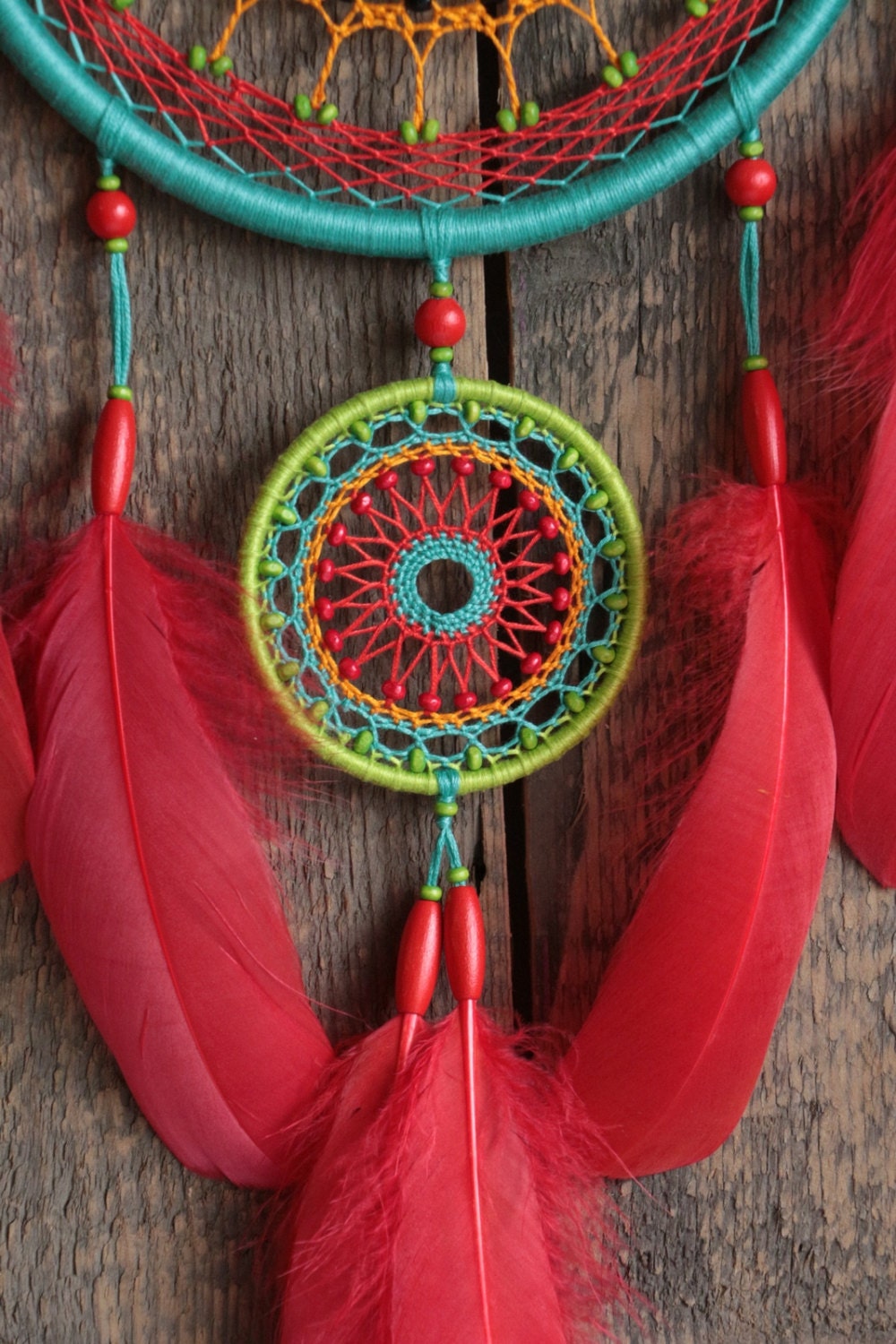 Dream catcher multi color/Bright dreamcatcher by MyHappyDreams