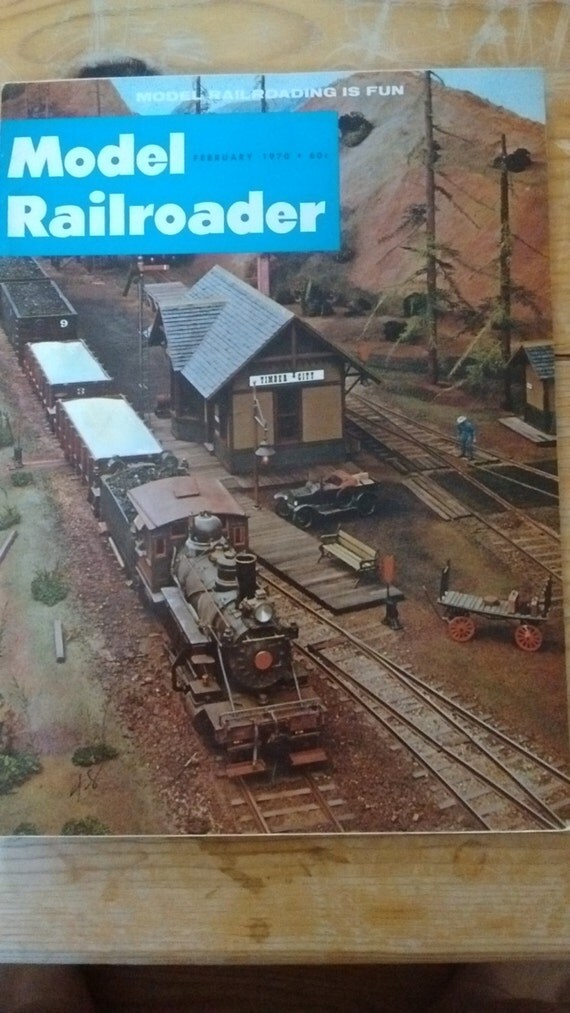Vintage Model Railroader Magazine February 1970