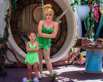 Tinkerbell toddler baby costume or bathing suit swimsuit swimwear great for a Disneyland trip