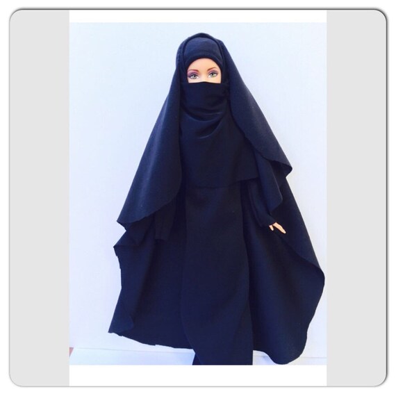 Niqab chador Hijab islamic Barbie Doll outfit