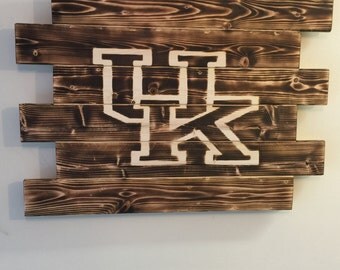 University of Kentucky wood sign