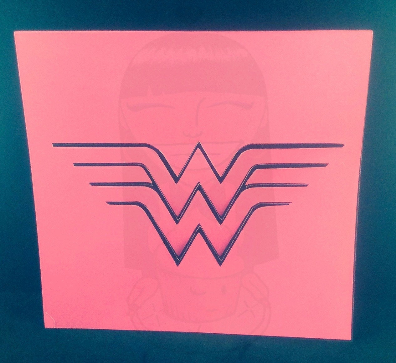 Wonder Woman Stencil 0604