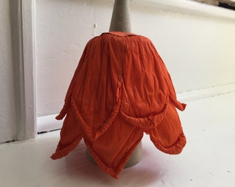 Old Halloween Crepe Paper Shade- Reed