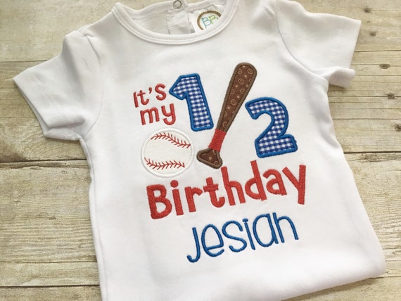 half birthday shirt ideas