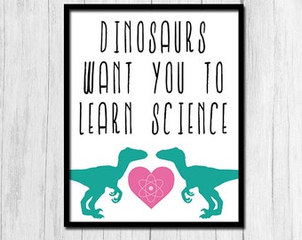 Science Teacher Gift Printable Art Classroom Poster Science Classroom Decor Digital Download Funny Classroom Art Science Poster Printable