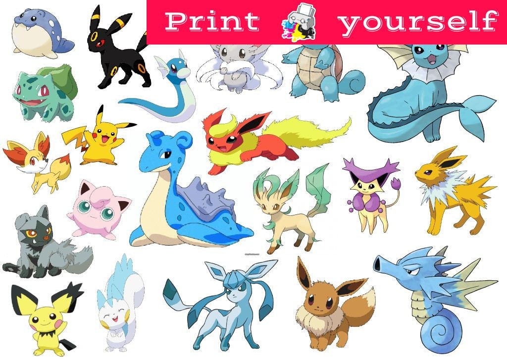 set 293 pokemon go mockup printable tumblr stickers