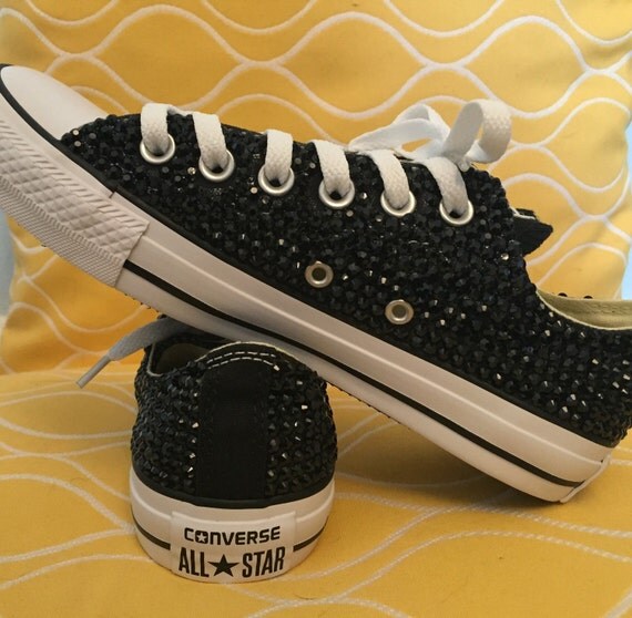 Black Bling Converse