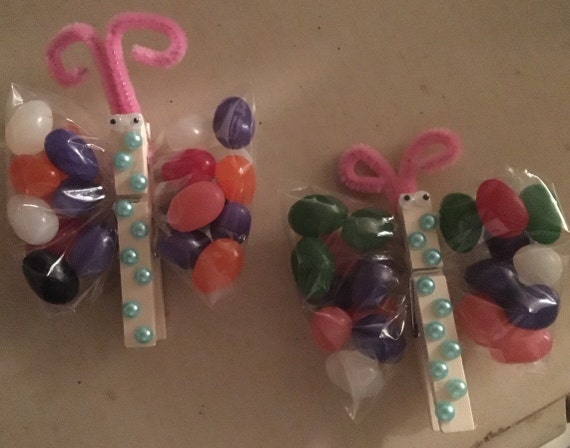 10 Butterfly Jelly bean favors