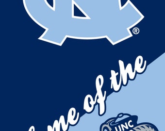 North Carolina Tar Heels Beach Towel
