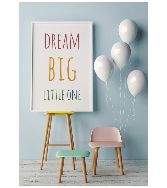 Kids Poster Large Nursery Art Playroom Artwork Nursery