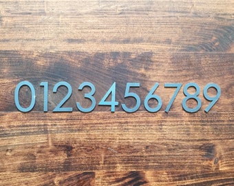 Modern 2" Numbers | Laser Cut Metal Numbers