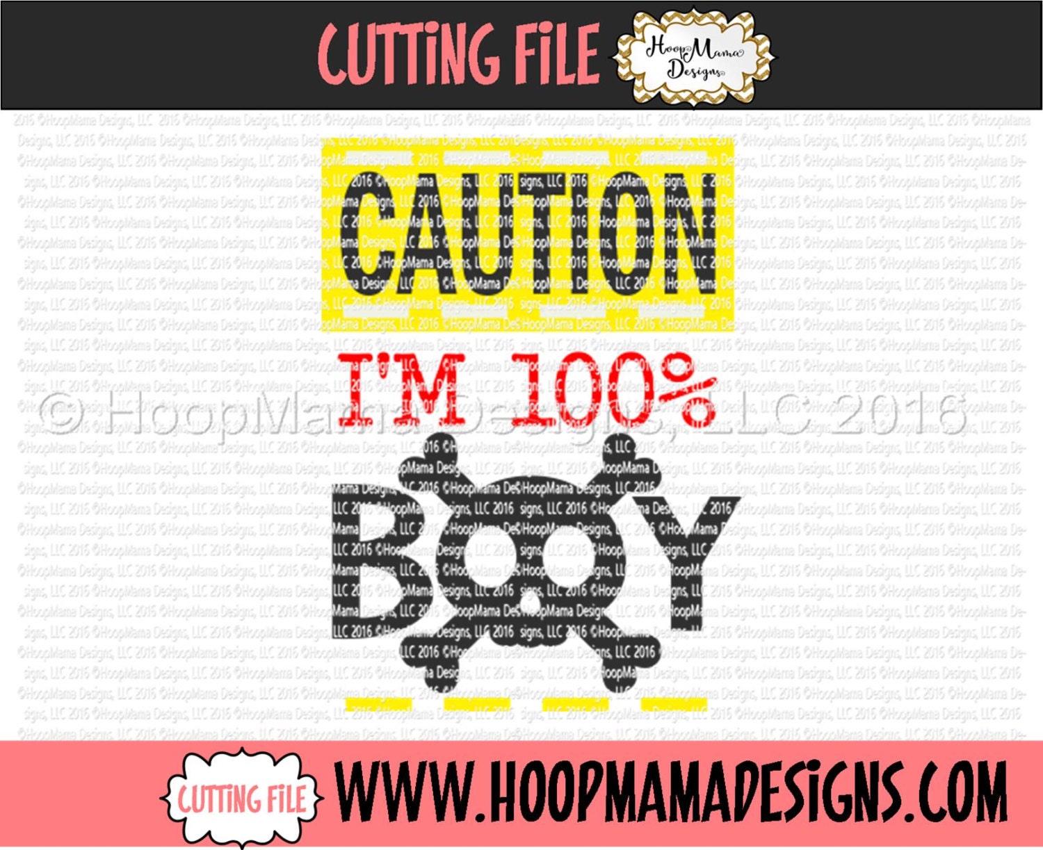 Download Caution I'm 100% Boy SVG DXF EPS and png Files for Cutting