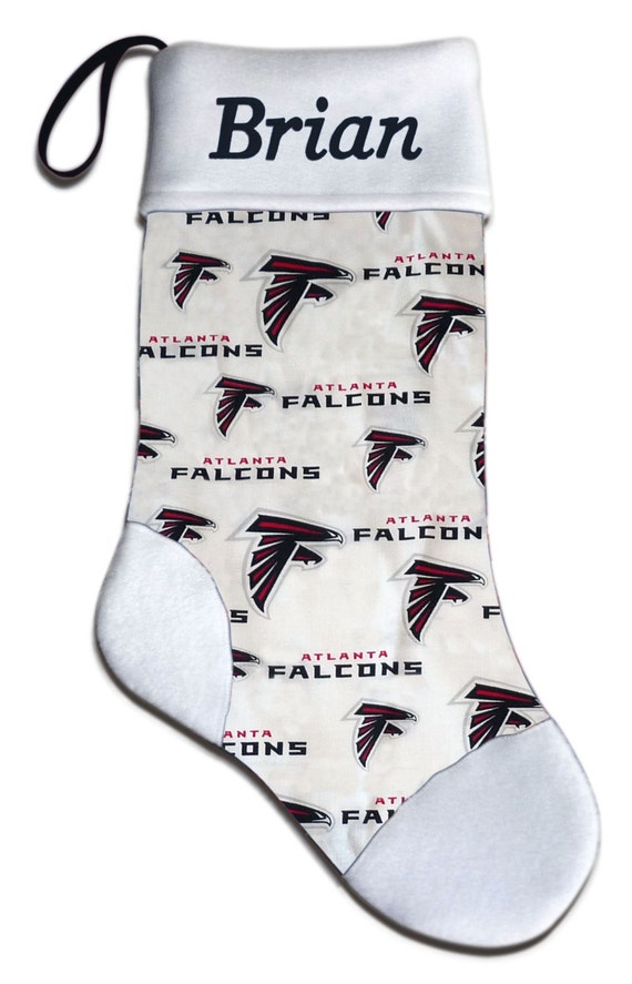 Personalized NFL Atlanta Falcons Football Christmas Stocking