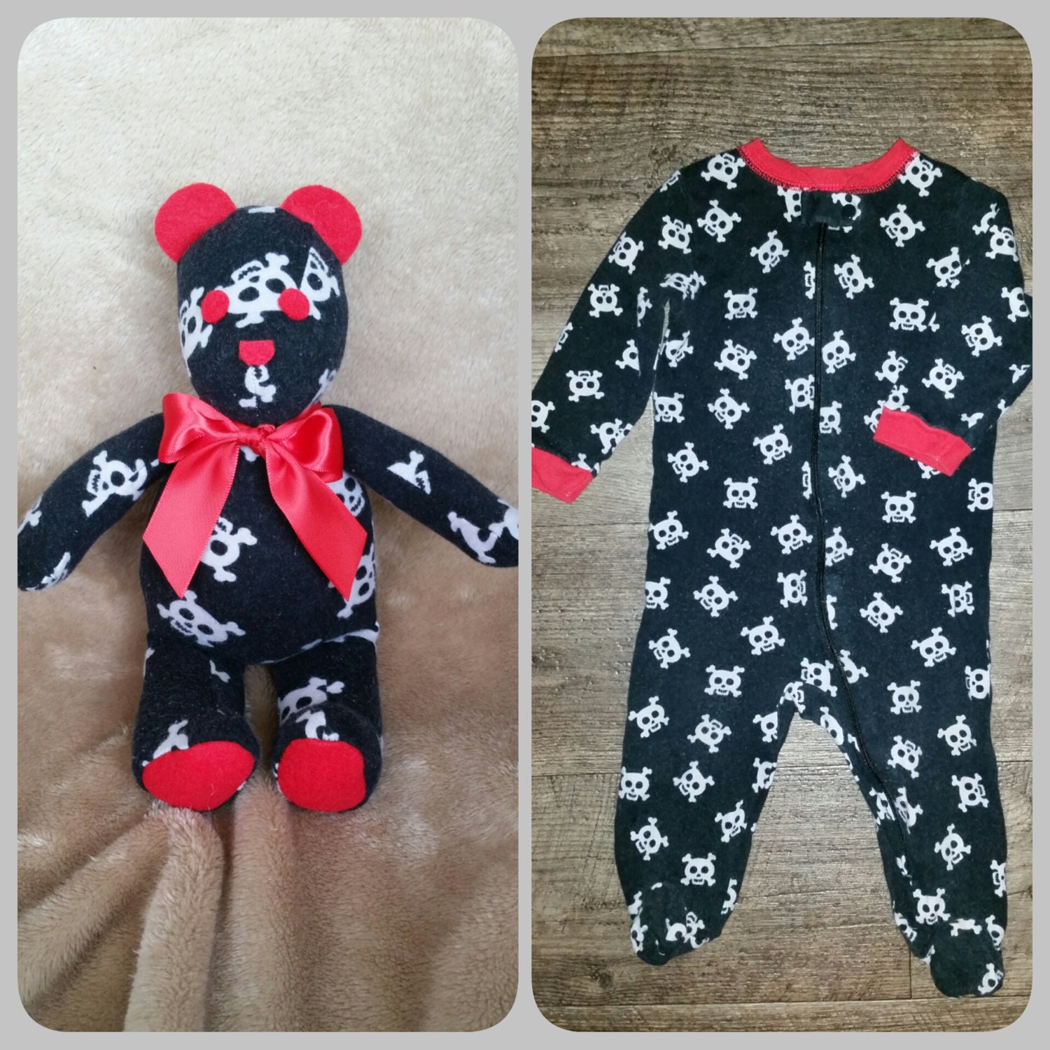 Baby sleeper/outfit memory bear mini 810in.