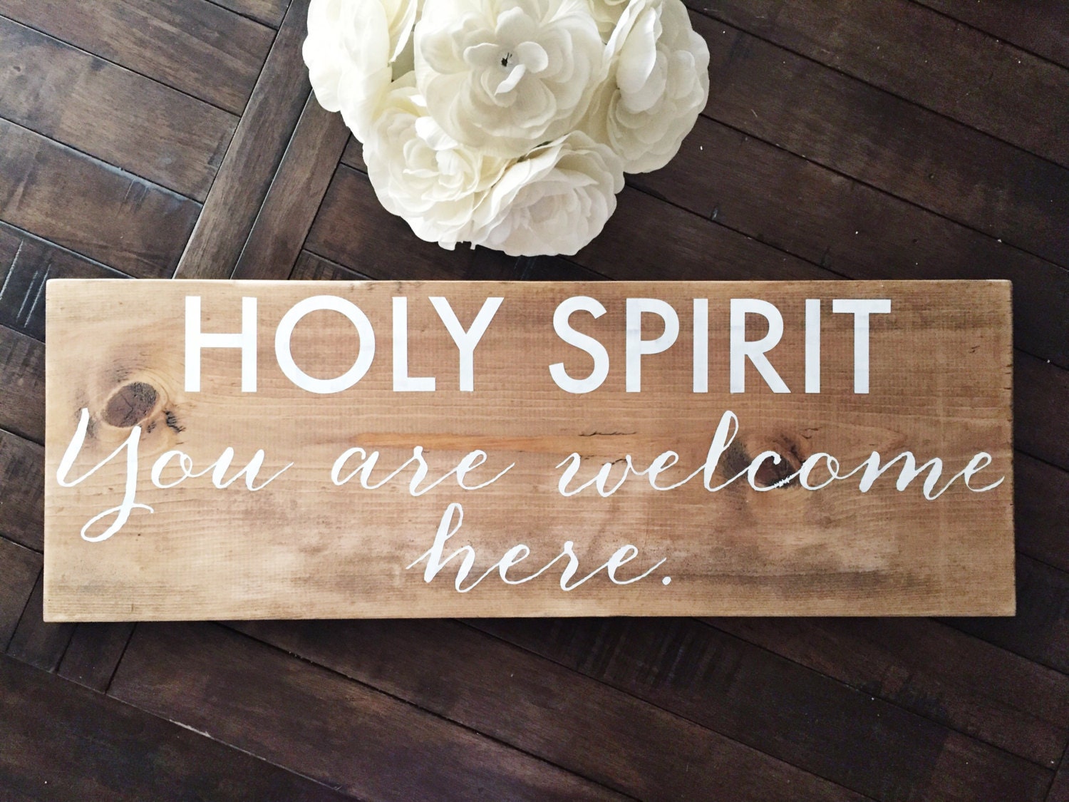 Holy Spirit You are welcome here. by GracedandCo on Etsy