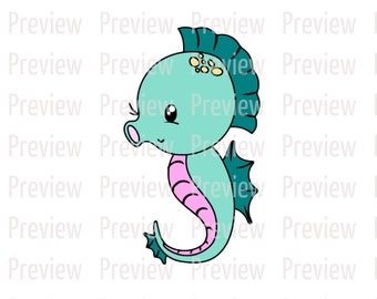 seahorse svg – Etsy