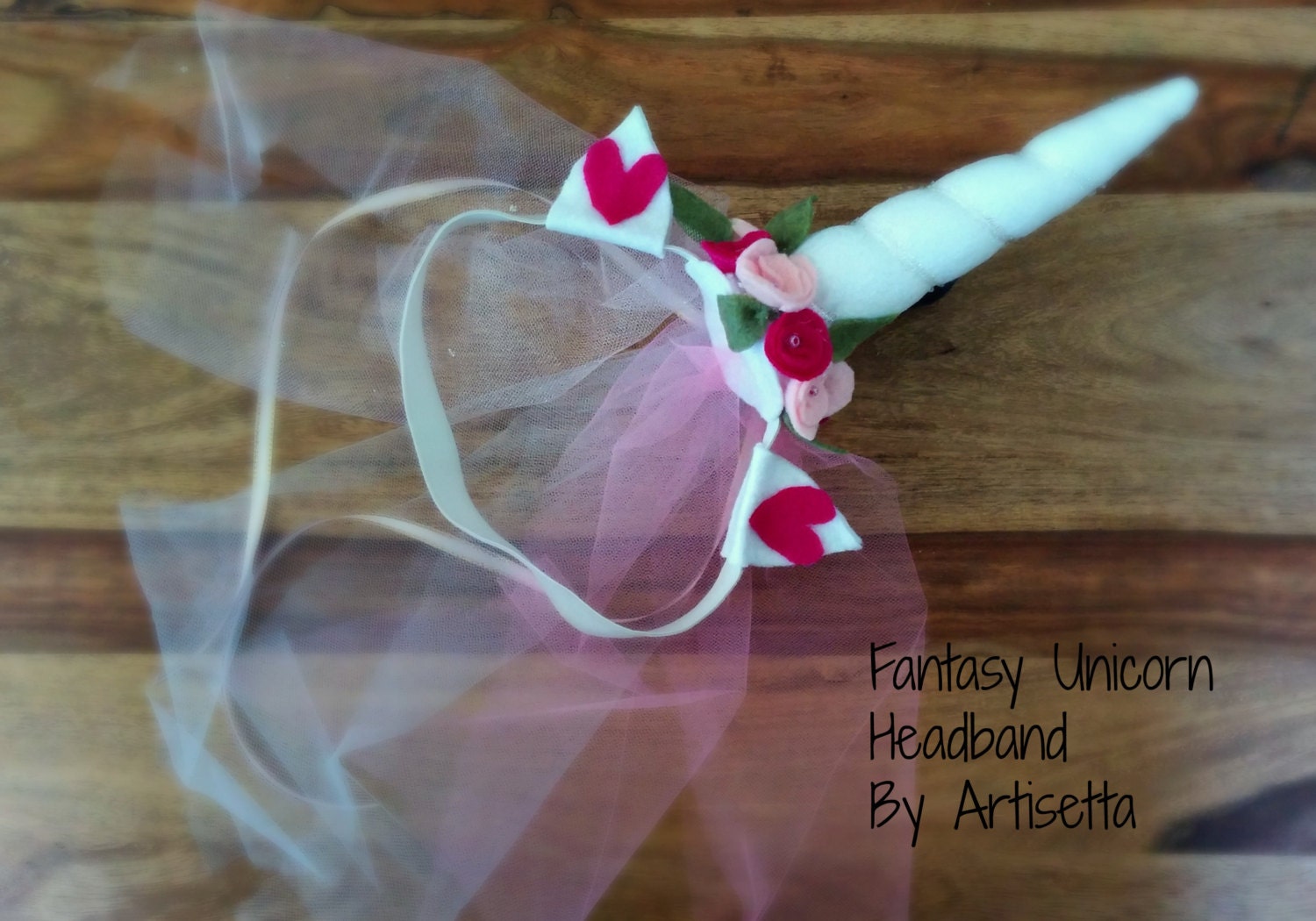 PINK BALLERINA UNICORN Princess Pony Headband w/ by Artisetta